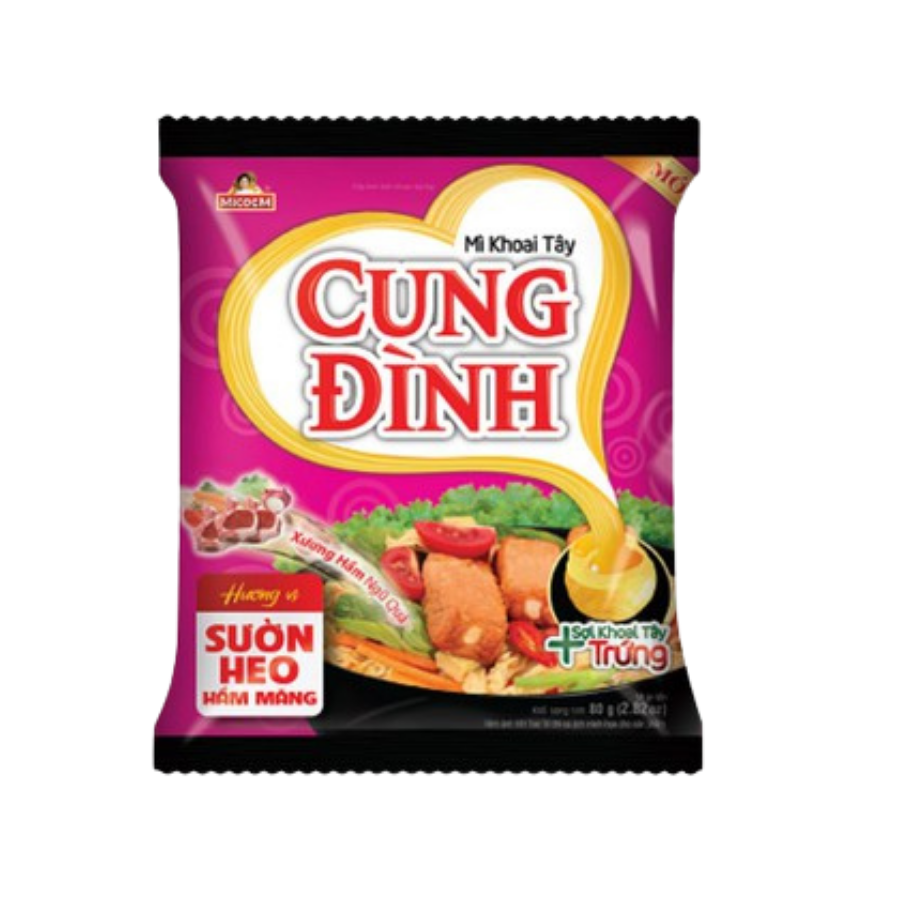 Mì Cung Đình Micoem vị sườn heo hầm măng gói 79g 0